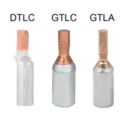 DTLC GTLA GTLC Copper-AL Oil-Plugging Electrical Cable Wire Tubular Lug Connection Connector Cord End Spade Pin Crimp Terminal