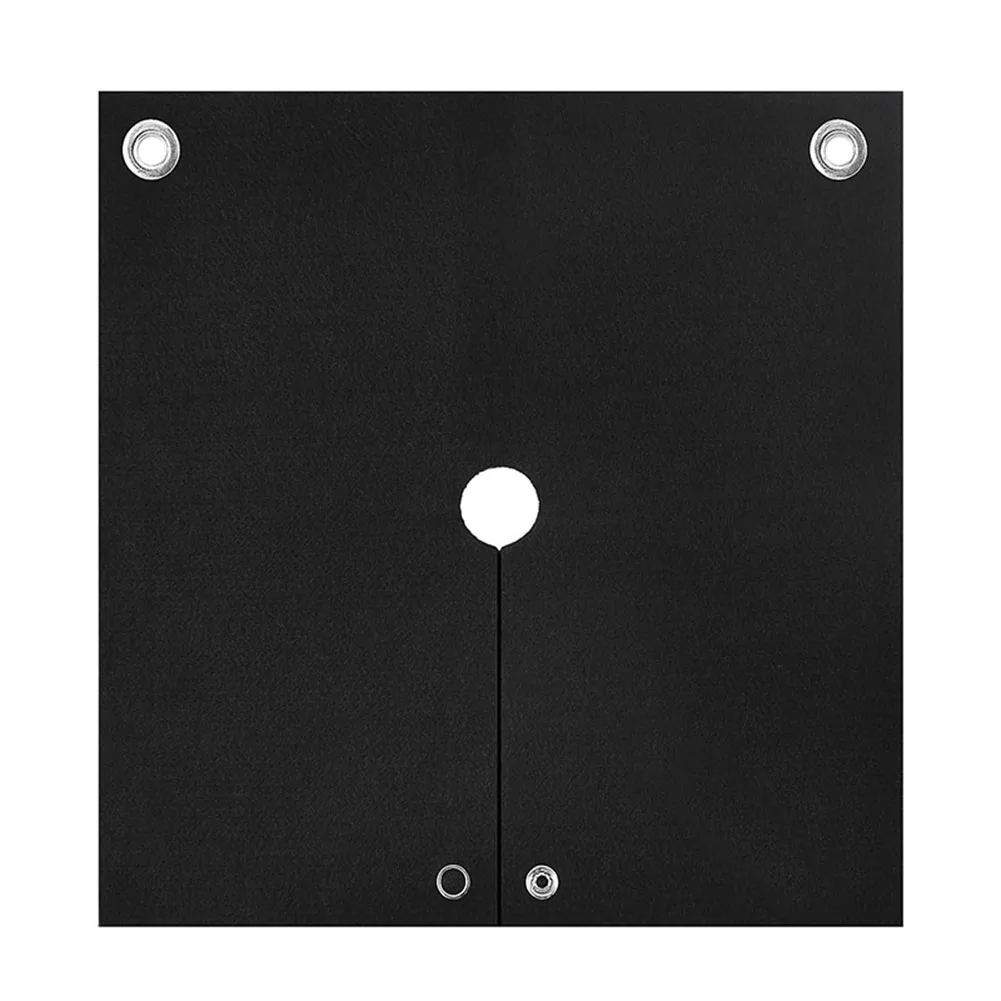 1pcs Welding Blanket Heat Shield Mat Heavy Duty Carbon Felt Cut-out Opening Mat For Soldering Copper Pipe Flame Protector Pad