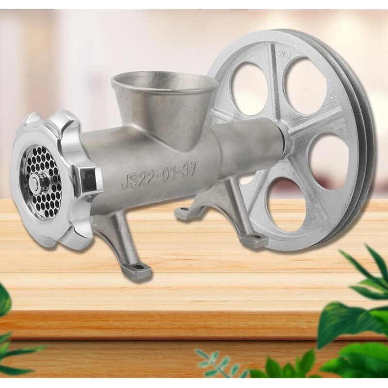 3-30mm Stainless Steel Meat Grinder Electric Food Chopper Vegetable Meat Mincer for Fish Beef Without Motor