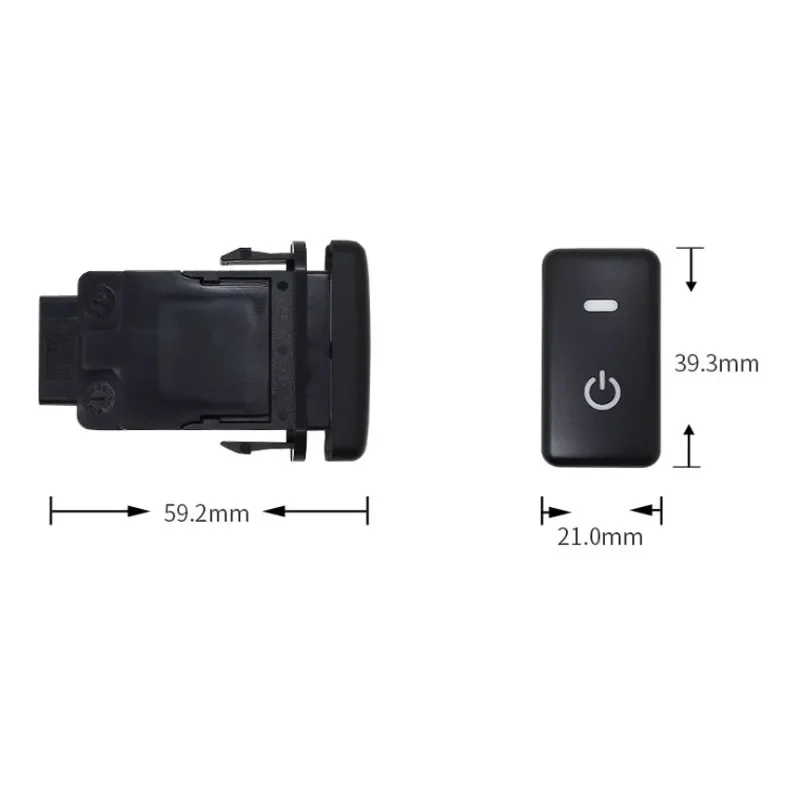 For Toyota LC76 Integrated Control Switch 1PC For Fan Heating Rearview Fan Electronic Dog Mirror Folding After Fog Light