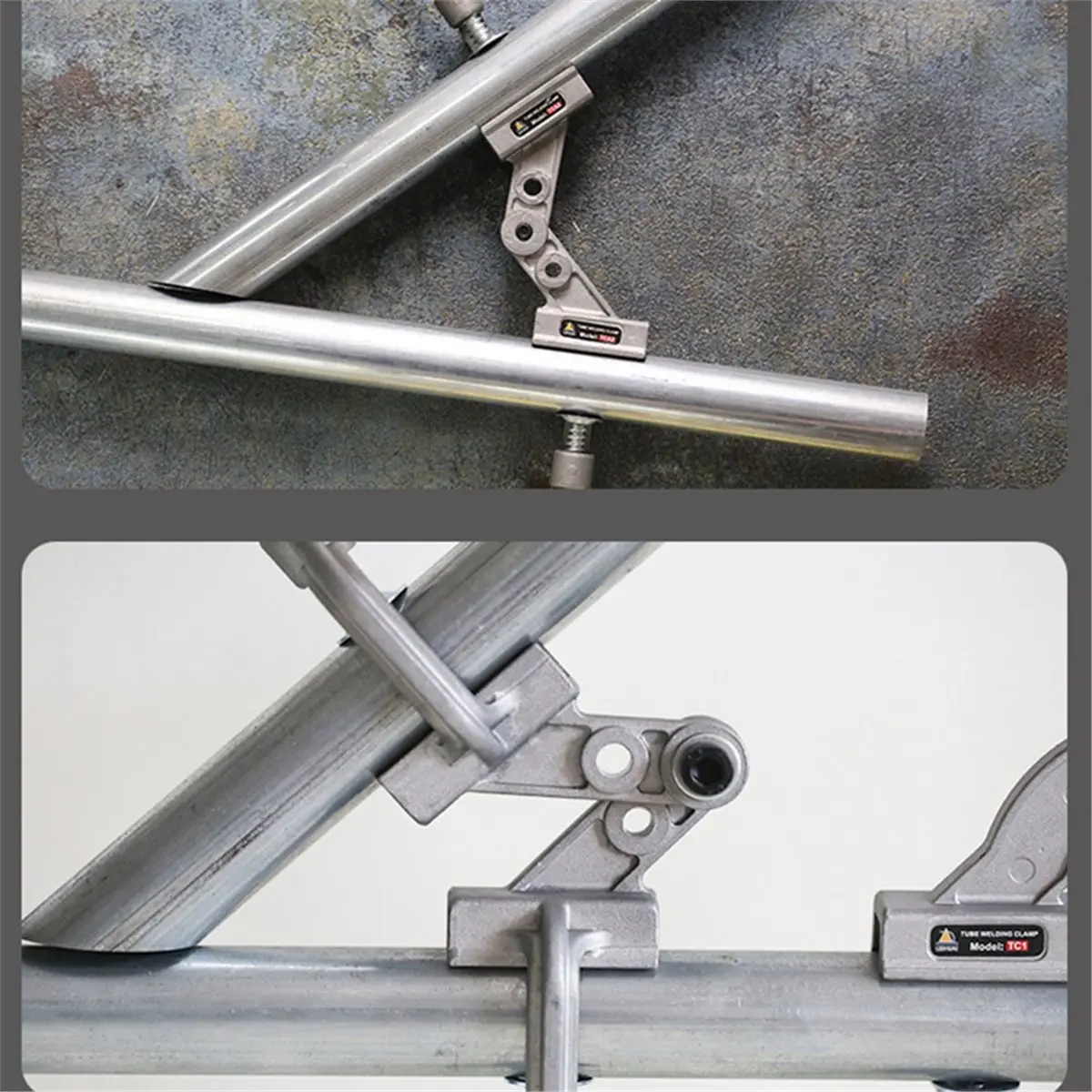 2026 NEW 10-180° Adjustable Tube Welding Holder, Quick Release Right Angle Corner Pipe Alignment Clamp, 100mm Opening