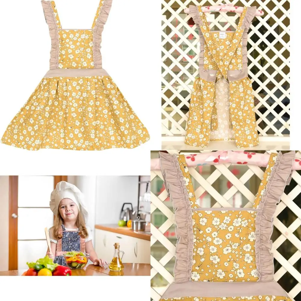 

Детский фартук шеф-повара для маленьких девочек — милый фартук для приготовления пищи и выпечки