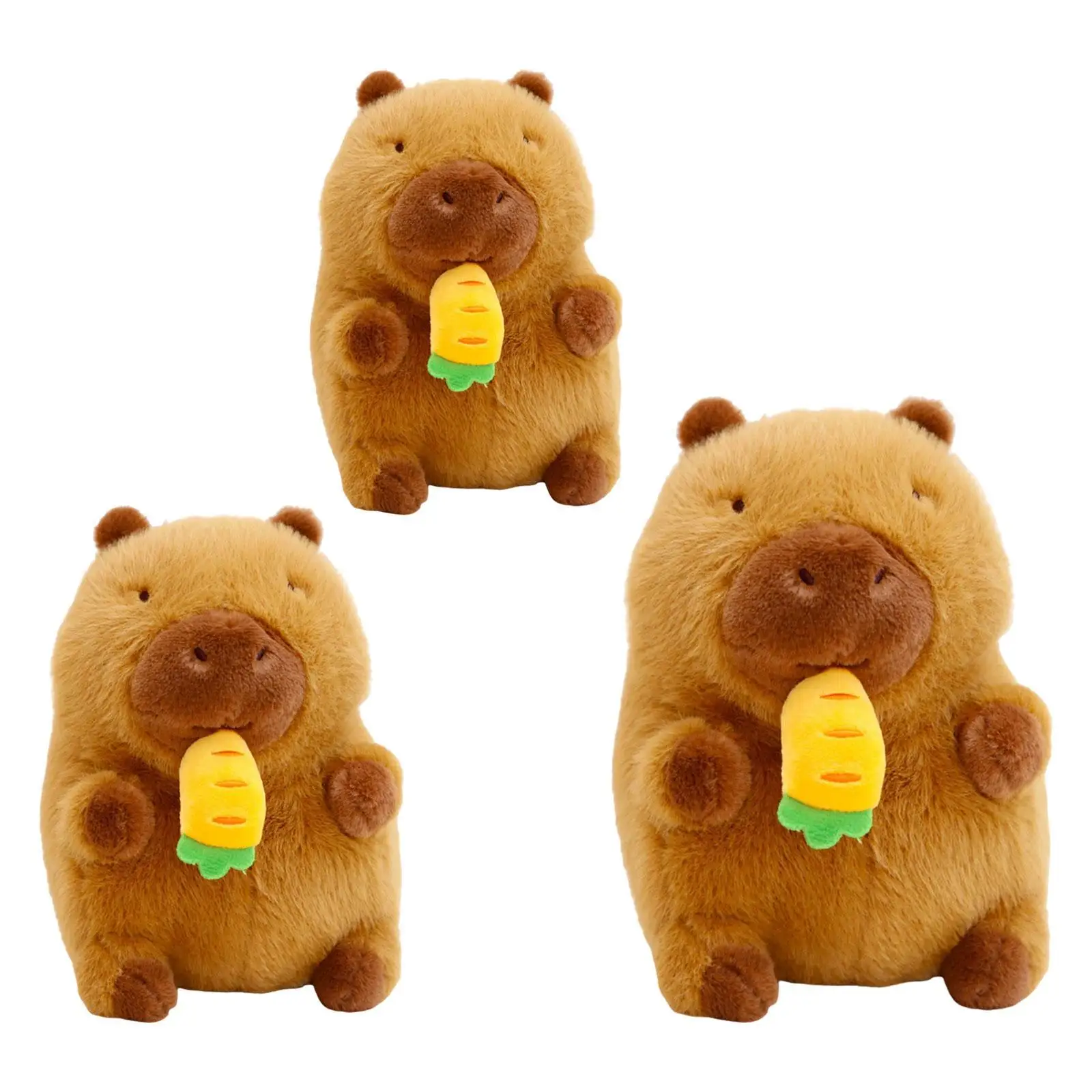 Realistic Stuffed Animal Living Room Decoration Collectible Soft Toy Capybara Plush Toy for Birthday Gifts Boys Girls Kids