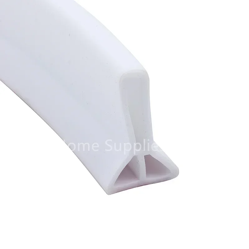 Barreira de Água para Chuveiro Dobrável com Adesivo de Silicone, Protetor de Respingos Flexível para Limite de Chuveiro