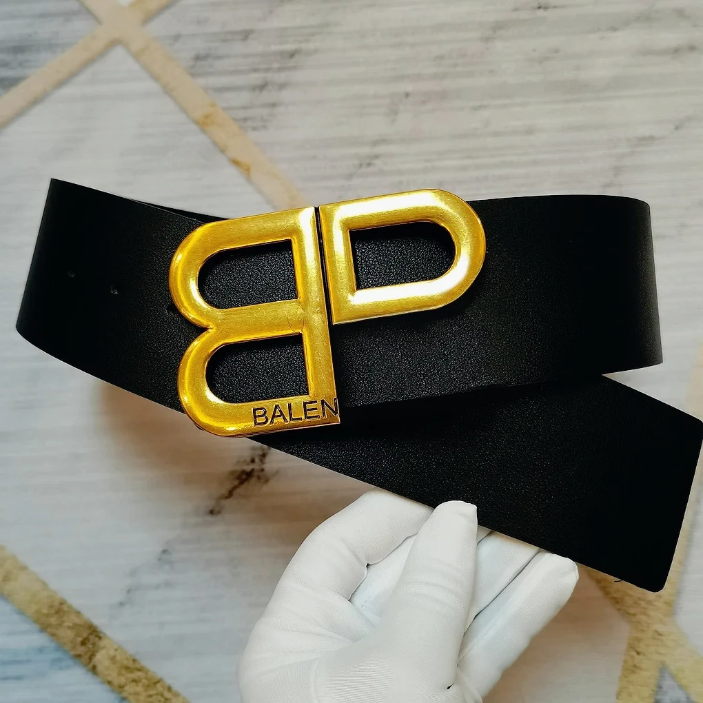 French High-end Luxurious Women's Belts. Fashionable Denim Belts. 2026 New Model with The Creative Letter B Logo Design, Women's Casual Slimming Belts.