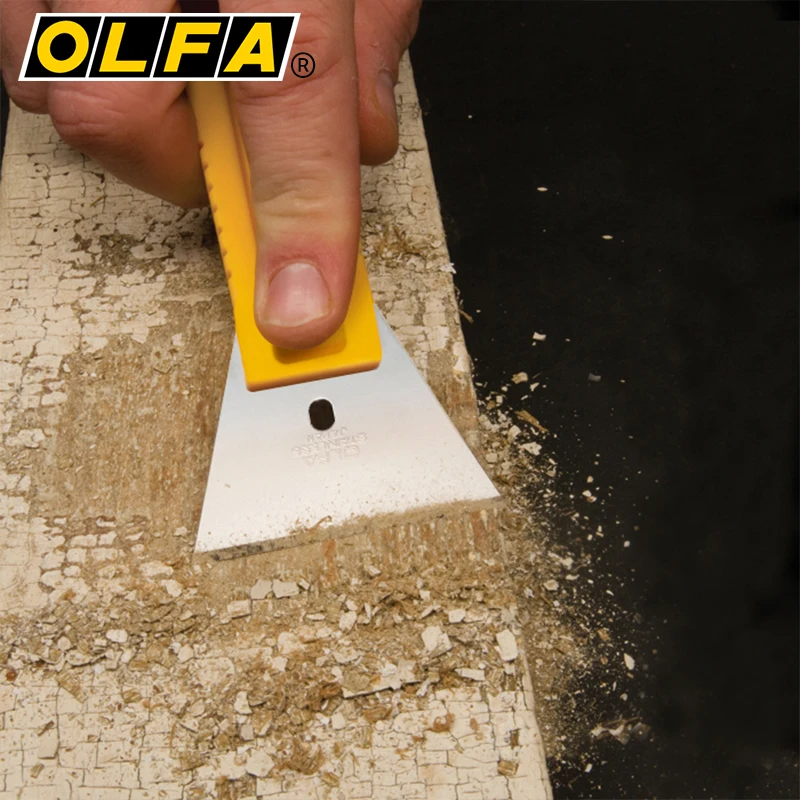 Cuchillo raspador OLFA de Japón, de acero inoxidable, SCR-S/M/L, para limpieza de vidrios, pisos y campanas extractoras