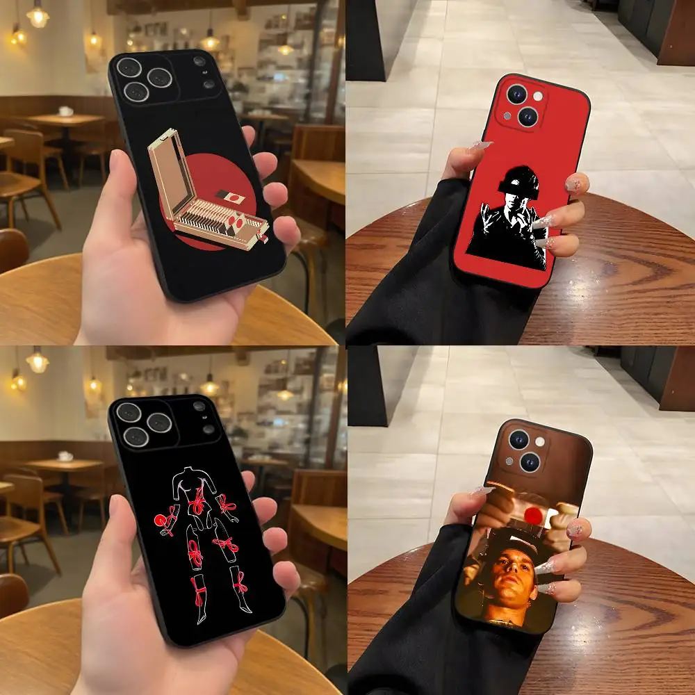 

D-Dexter Morgan Phone Case For iPhone 17,16,15,14,13,12,11,Pro,Max,Plus Black Shockproof Soft Cover