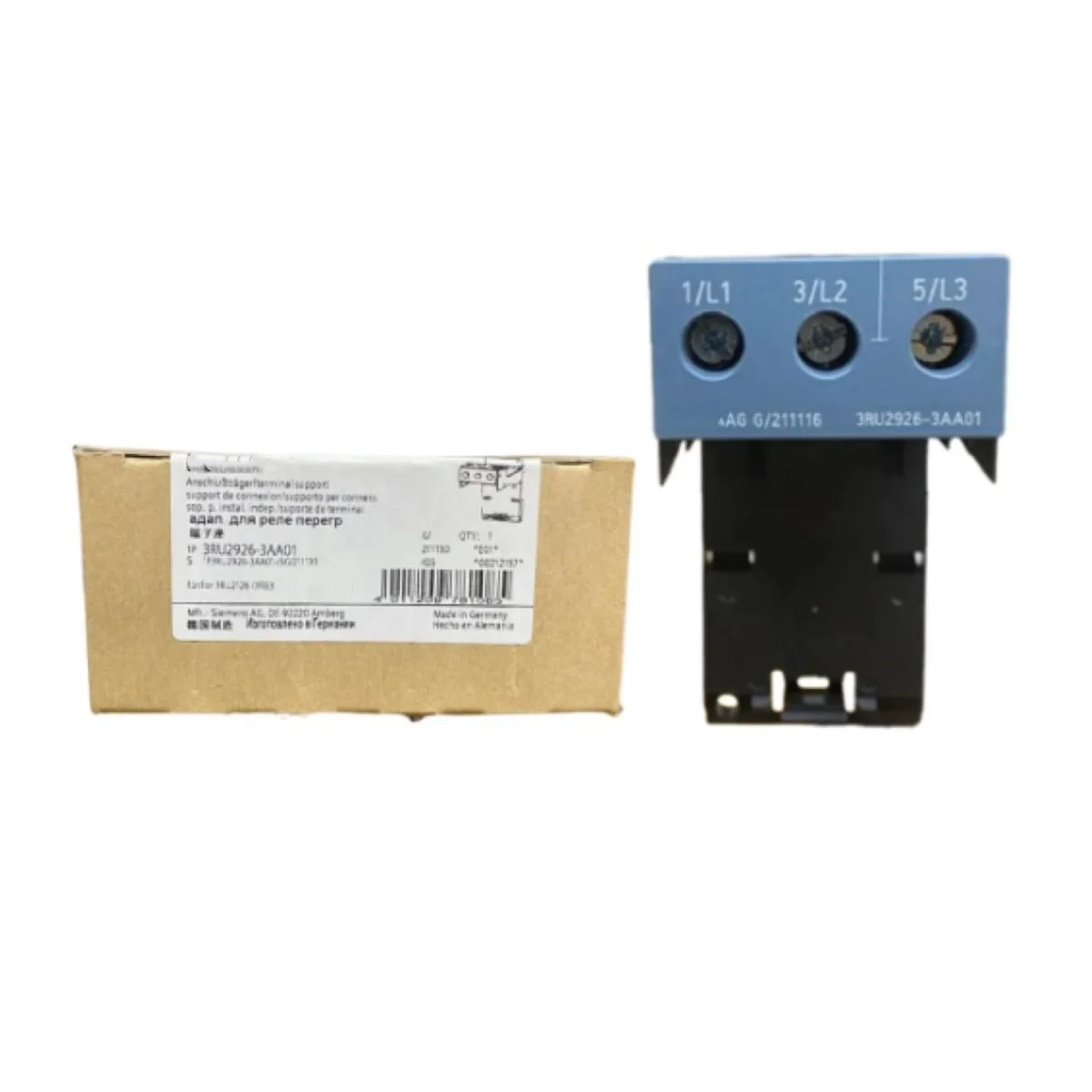 

3RU2926-3AA01 3RU29263AA01 автономный блок для поддержки моделей 3RU21/3RB30/3RB31/3RR2