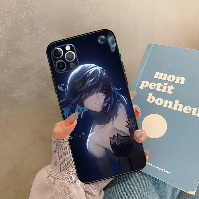 حافظة Yelan Genshin Impact لهاتف iPhone 17 Air 16 15 14 13 11 12 Pro Max 13 mini XR 15 16 Plus 16e غطاء خلفي