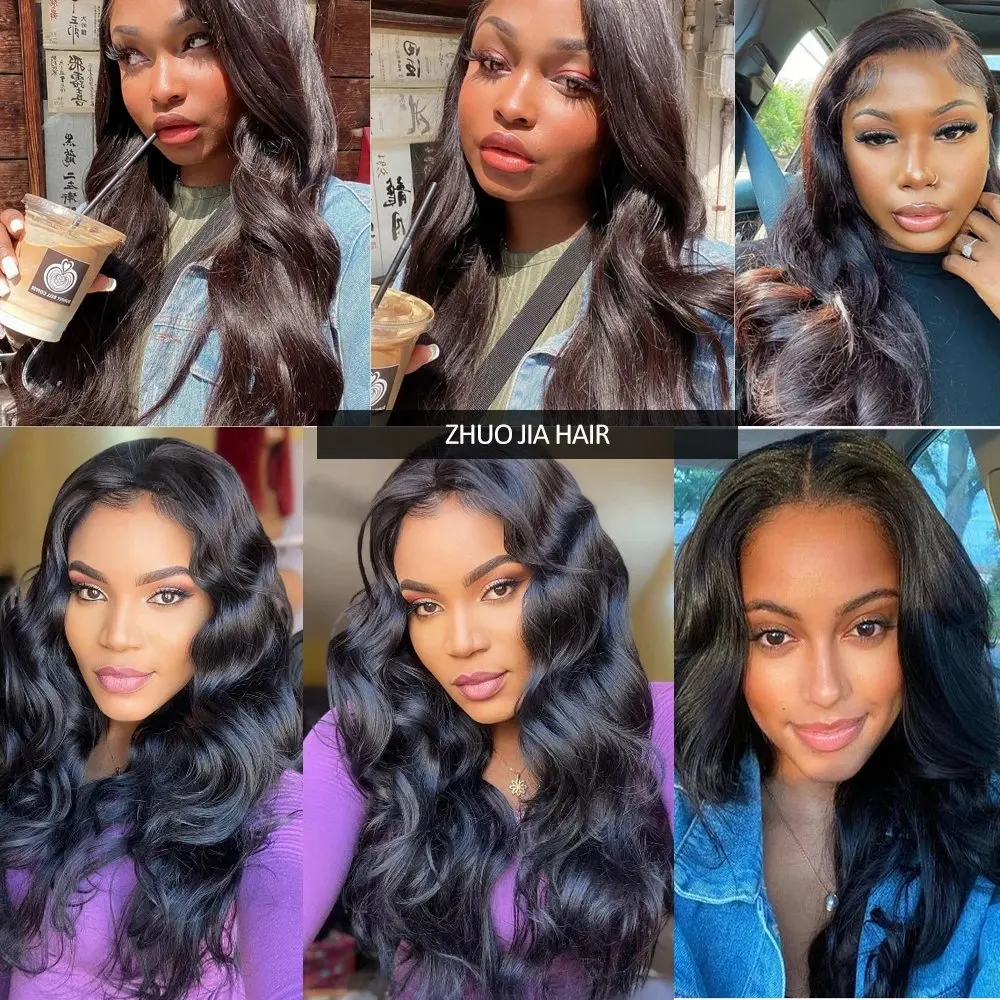 Melodie 20 Inches 150 Density HD Lace Wig 13x6 Human Hair Wigs Glueless PreCut Water Wave Bob 13X4 Front Body Wave For Women