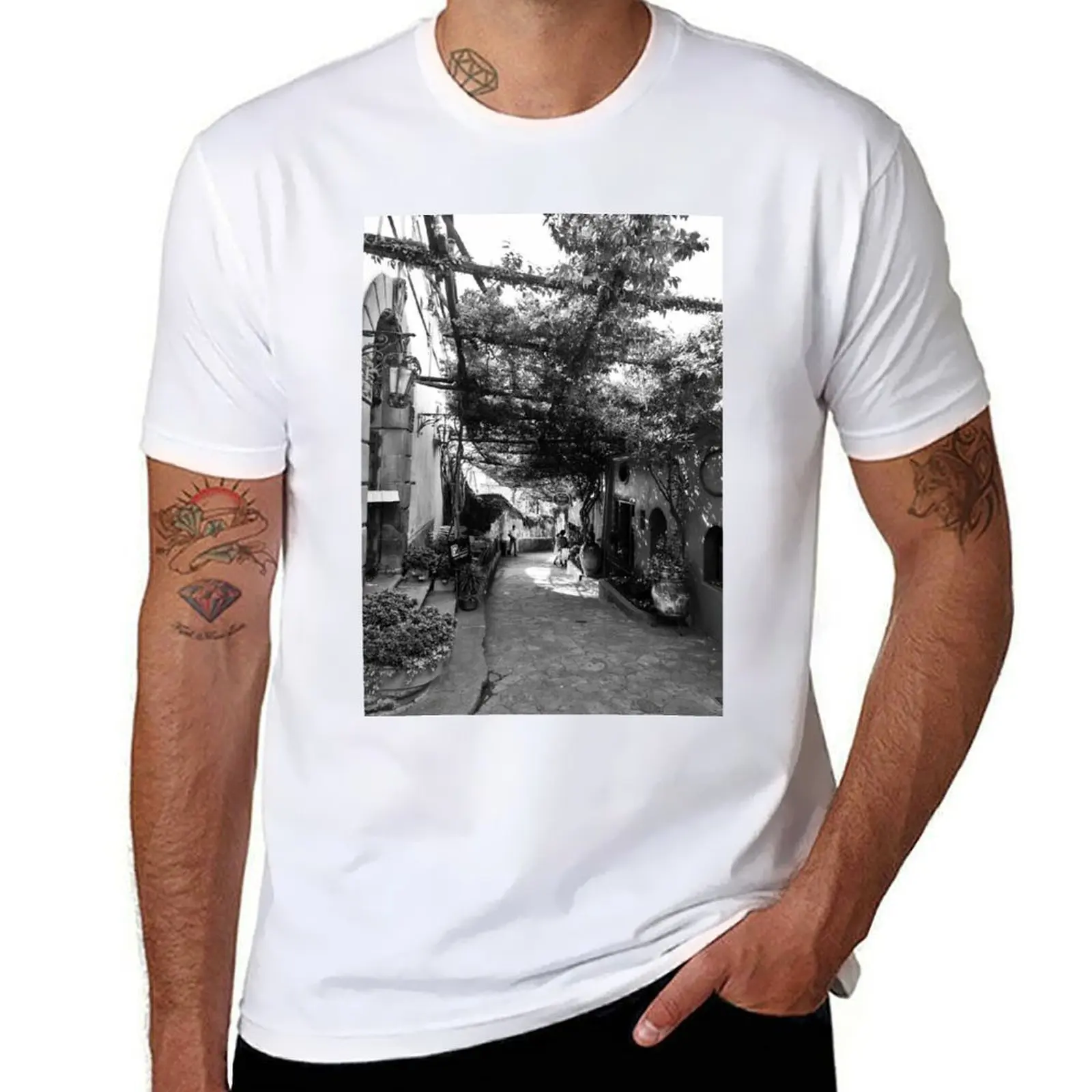 

Positano Alley T-Shirt funny t shirts dark humor man t shirts graphic man t shirts high quality luxury brand T-shirt