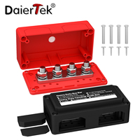 300A Bus Bar Heavy Duty Power Distribution Block Busbar Box Module Design with 4X M8 (5/16\