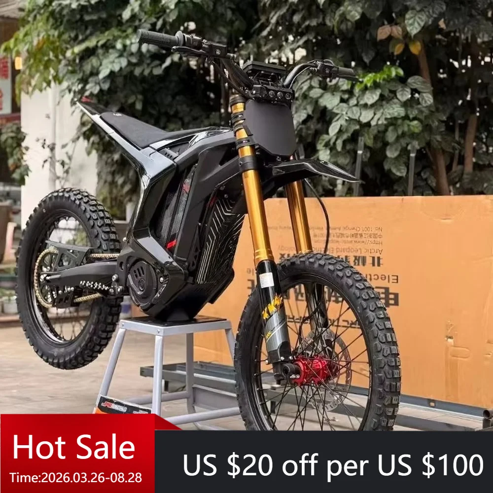 Tc 2025 new arctic leopard XE Pro S 20KW 72V 55Ah powerful 20KW electric off-road vehicle racing motorcycle off-road high-speed