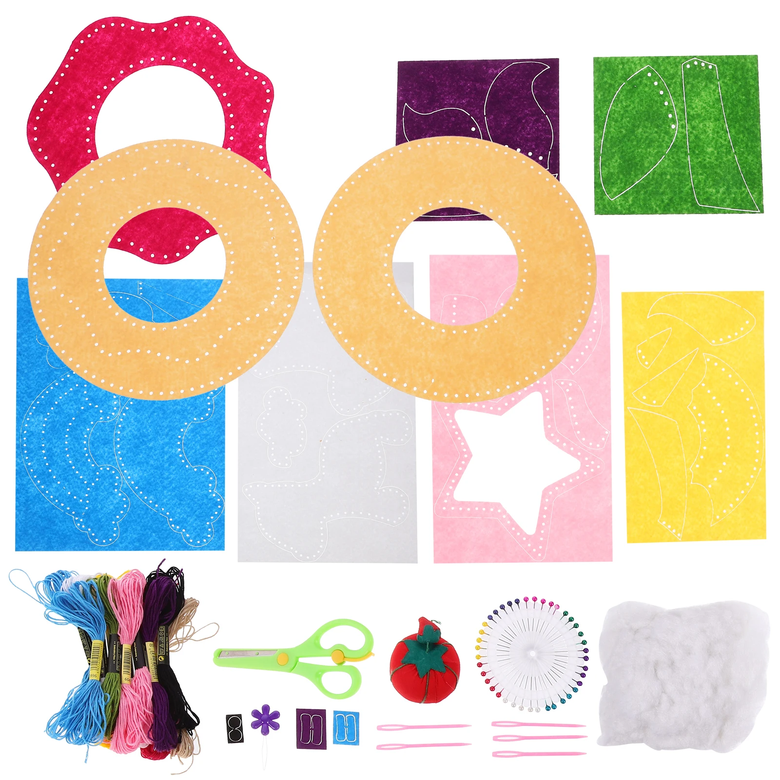 

Felt Sewing Kit Crafts DIY Art Projects Lightweight Gift Parent Child Relationship