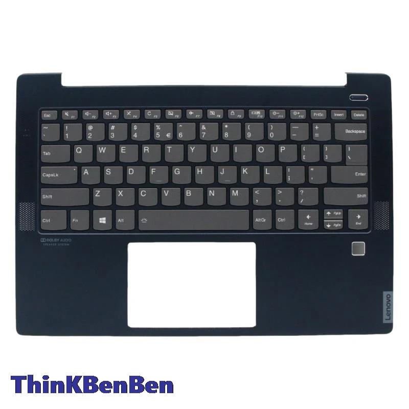 

US English Blue Keyboard Upper Case Palmrest Shell Cover For Lenovo Ideapad S540 14 14IWL 14IML 14API 5CB0S17282