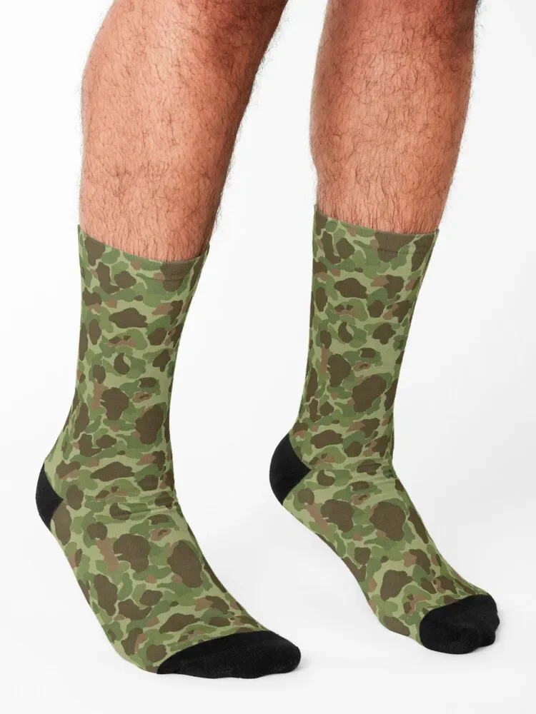 Frogskin camouflage Socks Stockings compression New year's Socks Female Men's