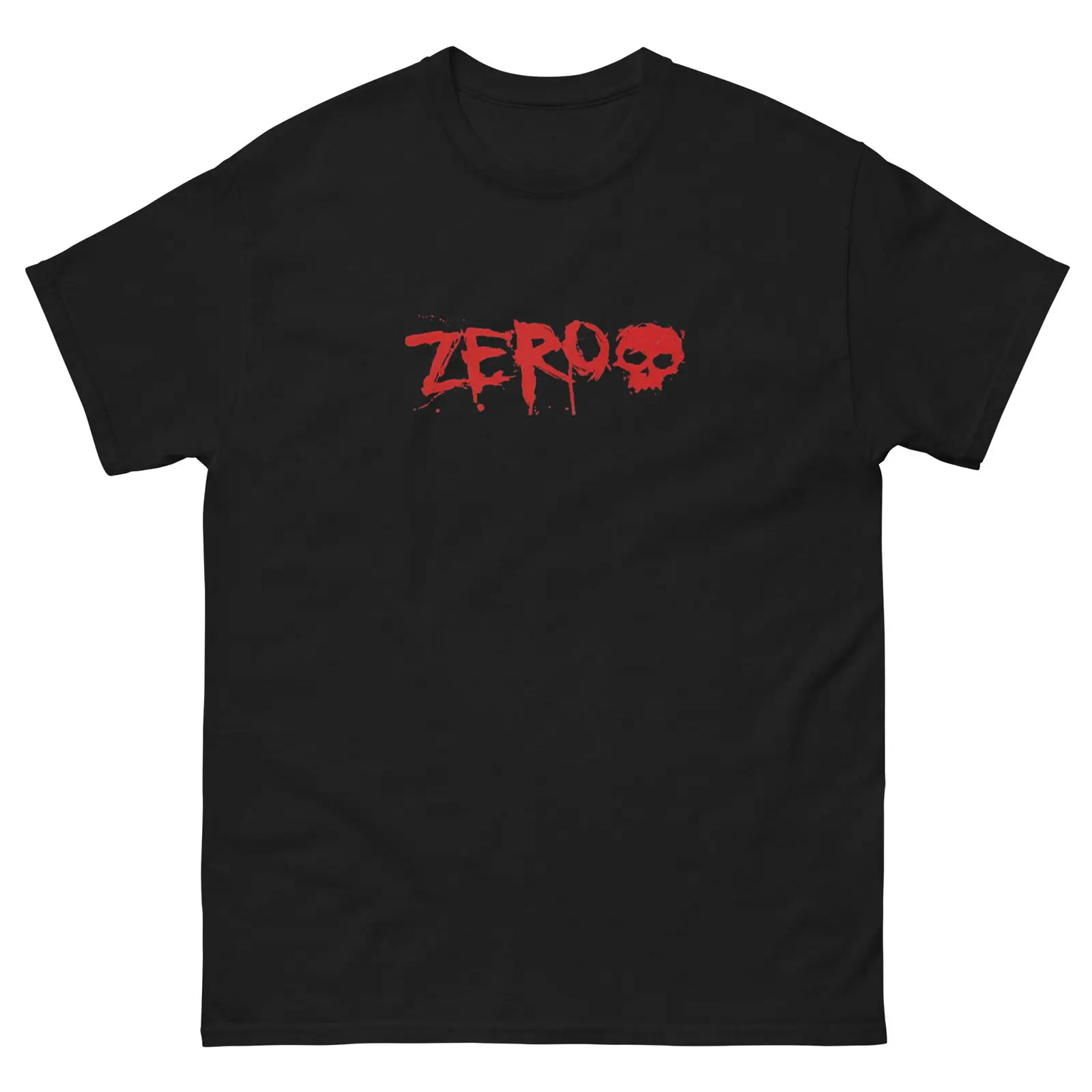 

Zerp Skate Skateboards Red Design Skull Skateboarding T Shirt Designs