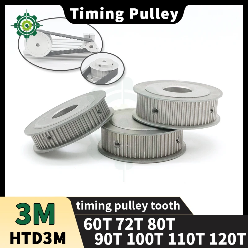 

HTD3M Timing Pulley 60T 72T 80T 90T 100T 110T 120T HTD 3M 60teeth 72teeth 80teeth 90teeth 100teeth 110teeth 120teeth Belt Pulley