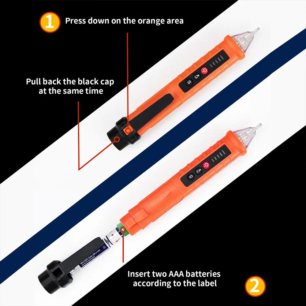 Voltage Detector Smart Non-Contact Voltage Tester Pen Meter 12-1000V Voltage Detector Sensor Test Pencil Voltage Indicator