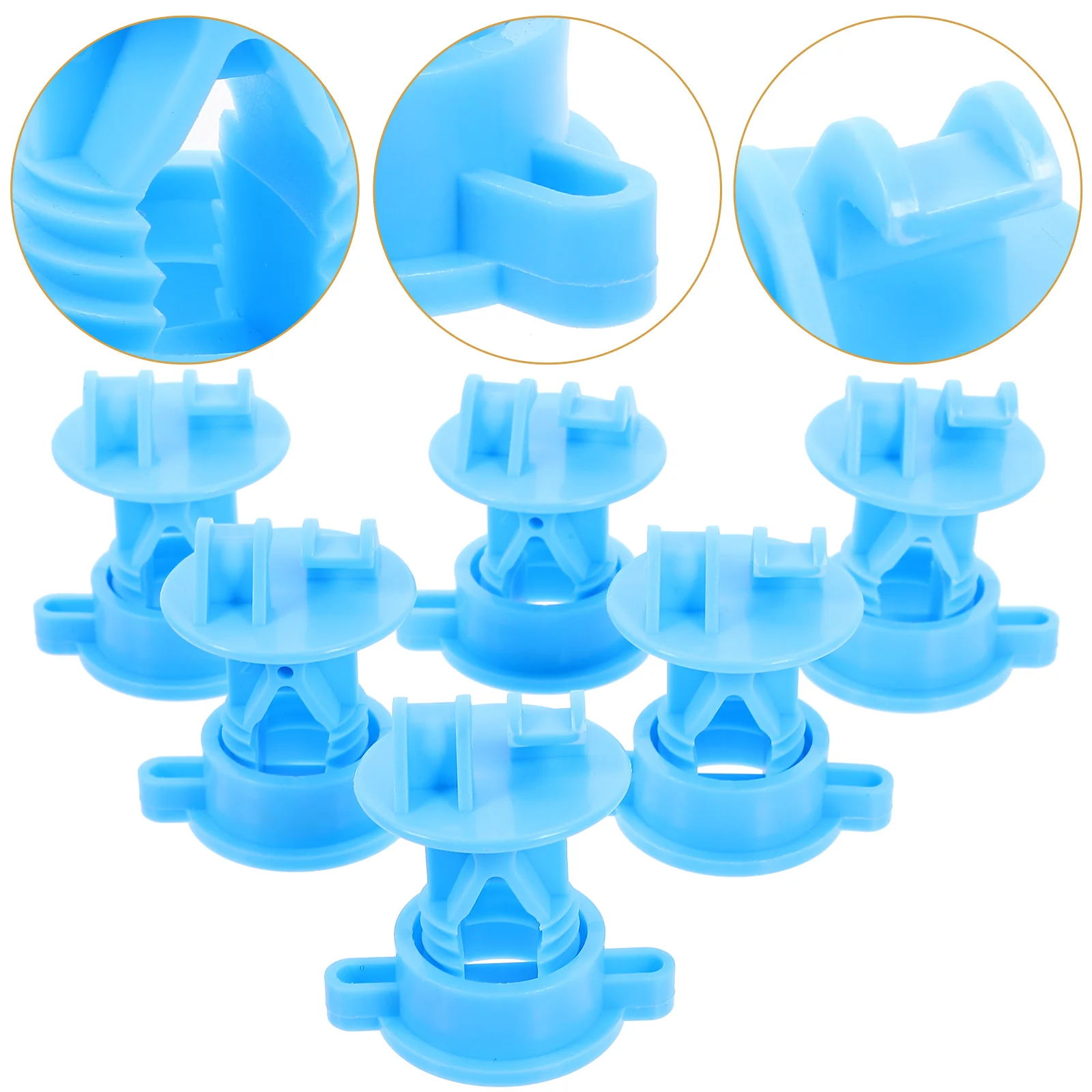 

Electric Fence Insulator Wire Clamps Chargers DIY Post Insulators Accessories Tool Blue Pp