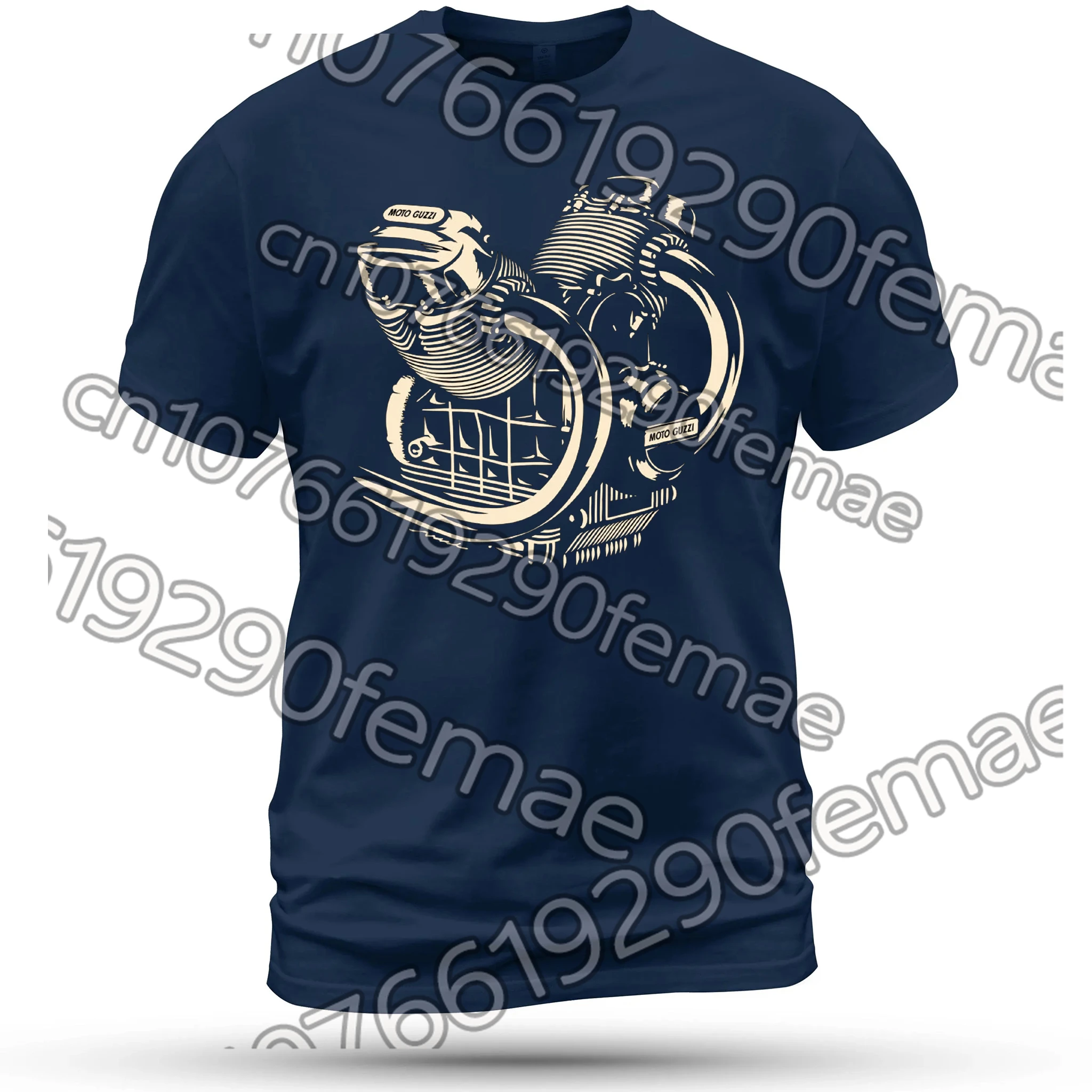 

Мужская хлопковая футболка MOTO GUZZI, повседневный топ весна-лето 2026, уникальный принт, незаменимая вещь для дома, прогулок и вечеринок