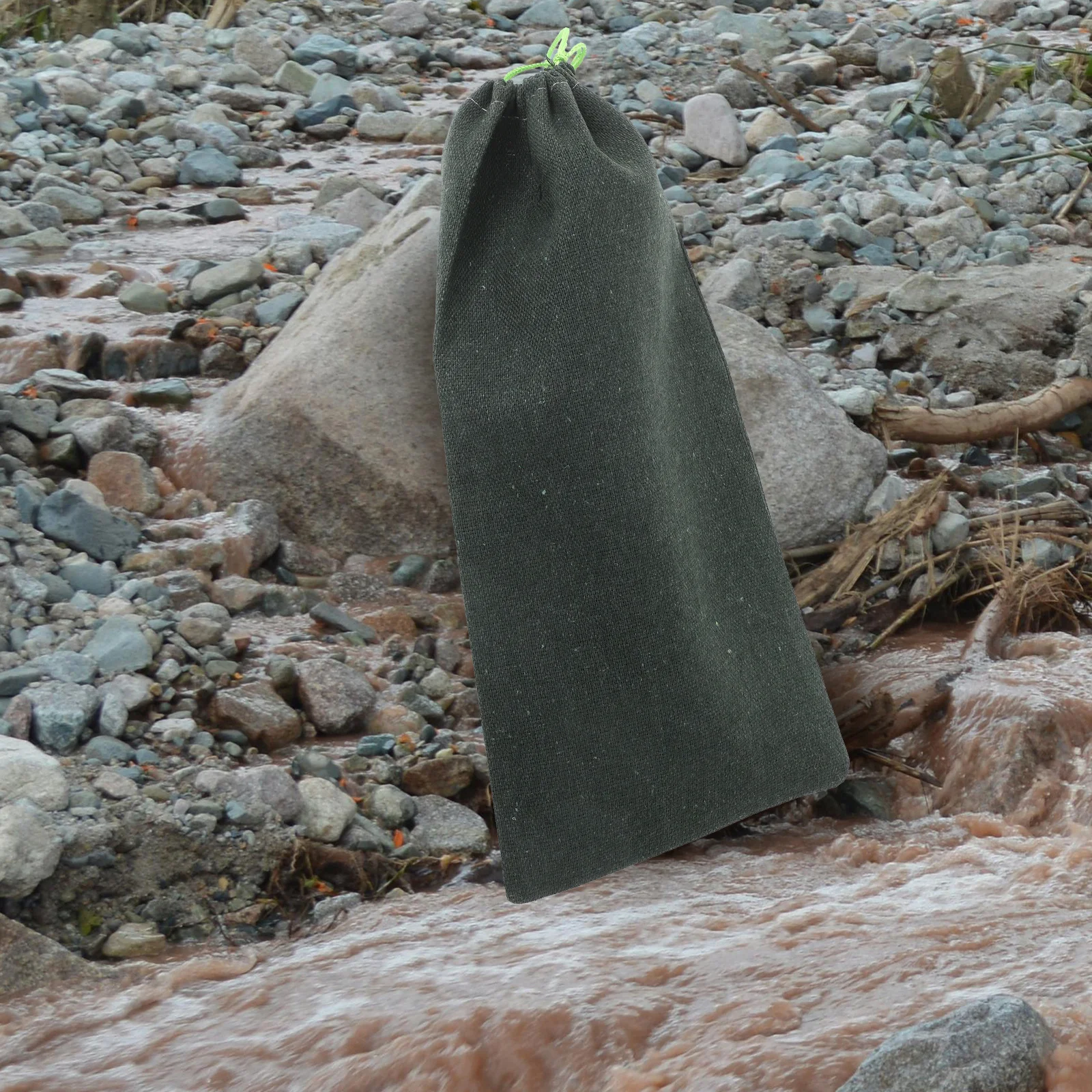 Long Canvas Flood Control Sandbag Reusable Thickened Barrier for Home Garage Basement Flood Protection Water Blocker