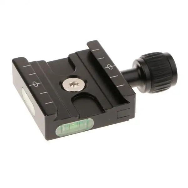 Alloy Quick Release Clamp 50mm Arca Fit QR Plate Adapter Camera Mount with Ruler for Precise Composition Control