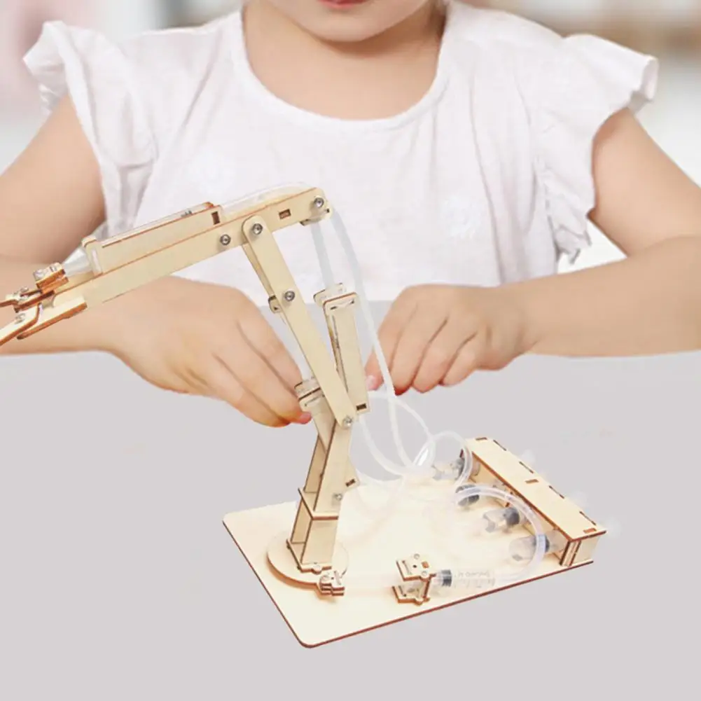 Funny Inspire Teaching Demonstration Toys Hydraulic Robotic Arm Kid Physical Toys brinquedo infantil