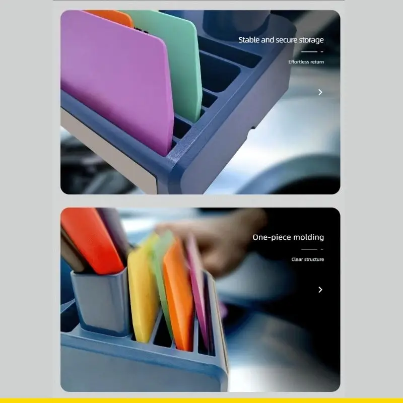 SZCH ABS Plastic Auto Tinting Tools Storage Case with Divided Sections Car Window Film Tool Holder Box for Squeegee & Cutter