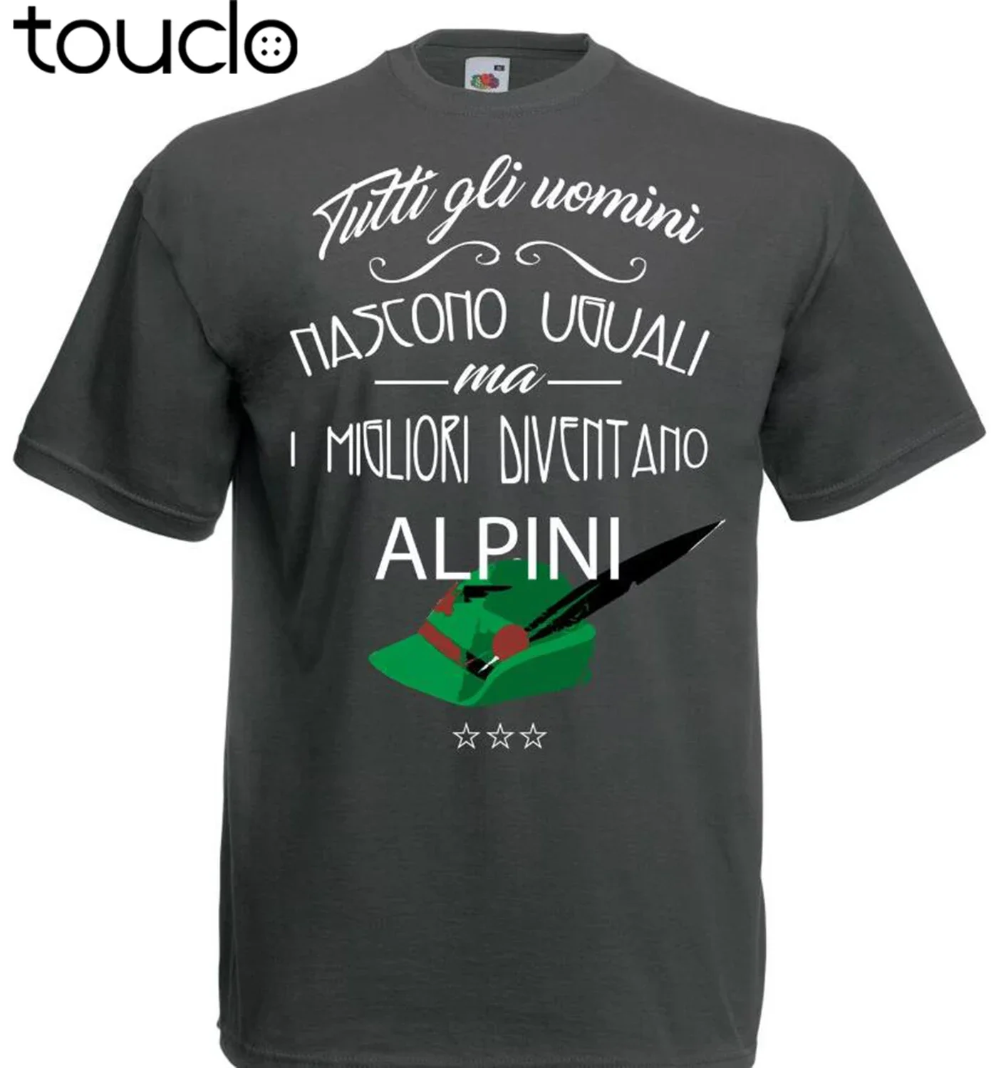 Camiseta Only The Best Become Alpine Army, regalo para hombres, camiseta de estilo muy popular, camisetas de película de alta calidad de algodón con corte ajustado para hombres