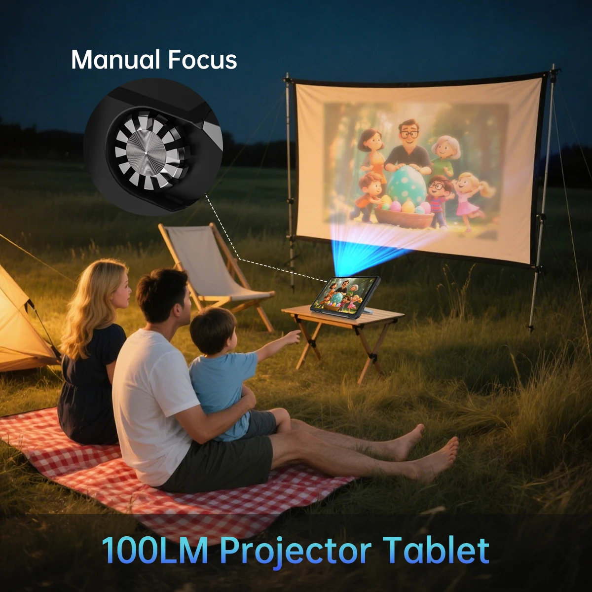 Unihertz 8849 TANK PAD E Rugged Projector Tablet Smartphone 10.95 inch 24GB 512GB 21000mAh 32MP 50MP Camera Android 14 Phone PAD