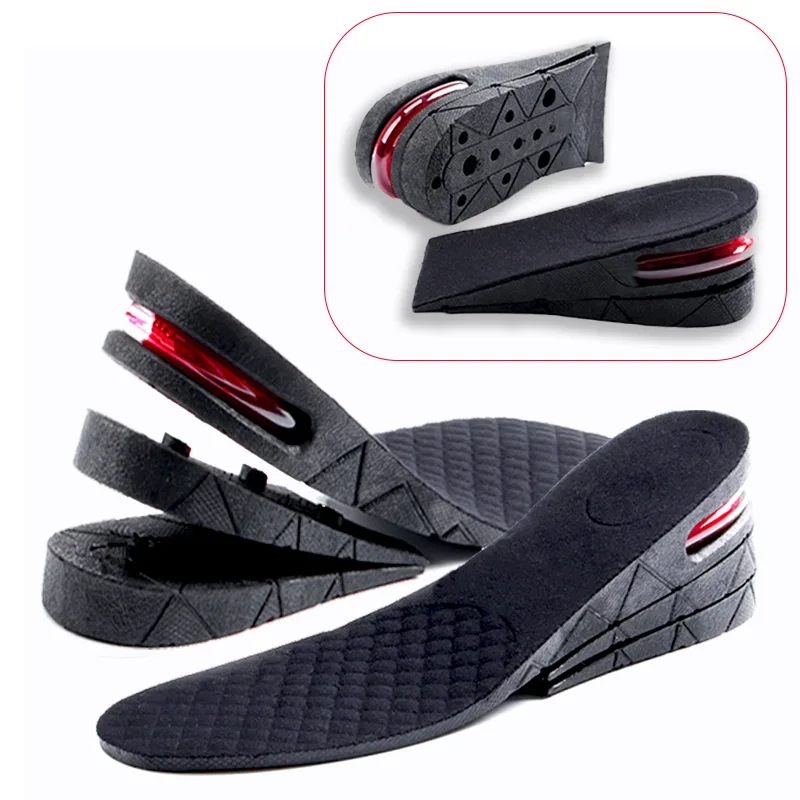 Height Increase Insoles Air Cushion Elevator Shoe Insole Lifts Kits Inserts for Men Women Taller Insoles 3-9cm Variable Height