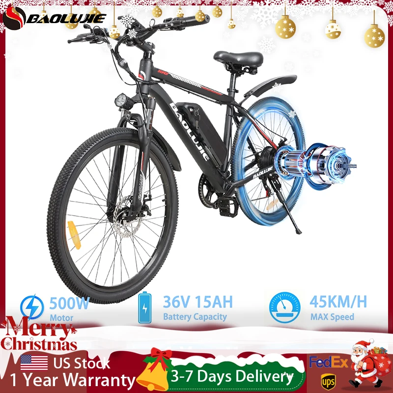 

Электрический велосипед BAOLUJIE S1 для женщин и мужчин, пик, 1000 Вт, 36 В, 15 Ач, электронный велосипед со съемной батареей, горный электрический велосипед, вездеход