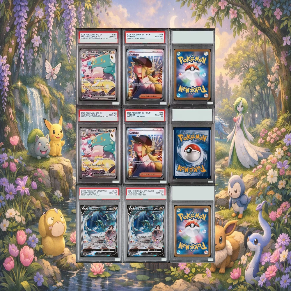 

N's Plot 173 DIY Proxy PTCG Collection Card Special Art Rare SV11b-black Bolt Japanese GEM MT 10 Holographic Label Child Gifts