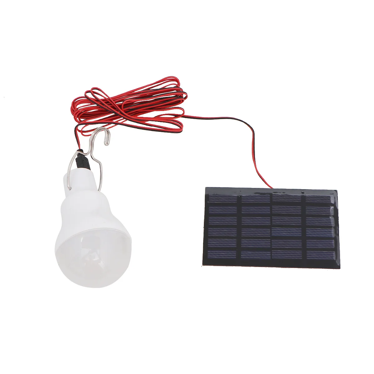 Solar Powered LED Lighting Bulb Flexible Spotlight for Home Outdoor Camping Emergency Red Rope LED Lighting Bulb