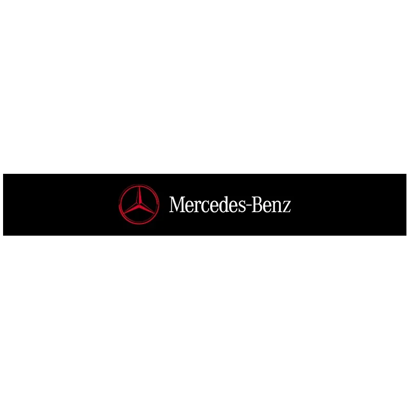 Car Front Windshield Stickers Front Rear Decorative Decals Sticker For Mercedes Benz W204 W108 W124 W126 W169 210 C350 C250 C300