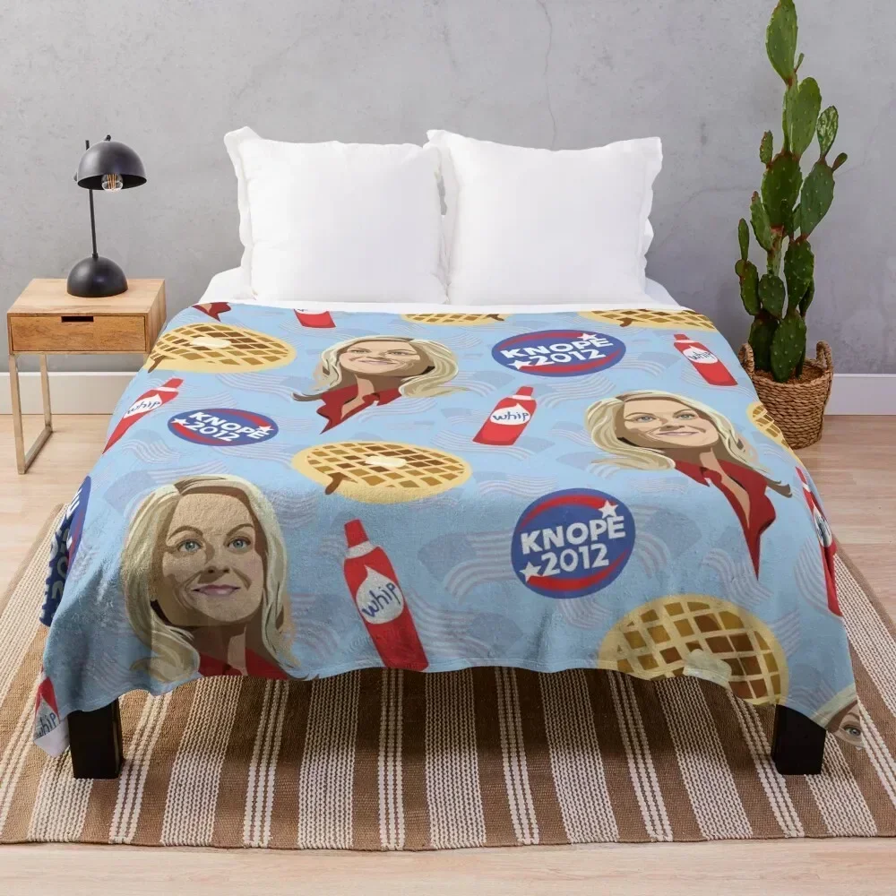 

What's Important: Friends, Waffles, and Work Throw Blanket Multi Purpose Soft Warm Blanket for Home Travel