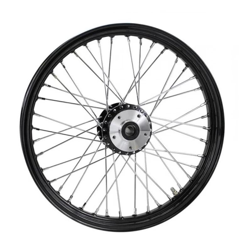 

Old Steel Black Sopkes Motorcycle Rims 16 Inch 16x3 16x3.5 16x5.5 Front Rear 40 Spokes Motorcycle Wheels For Harley