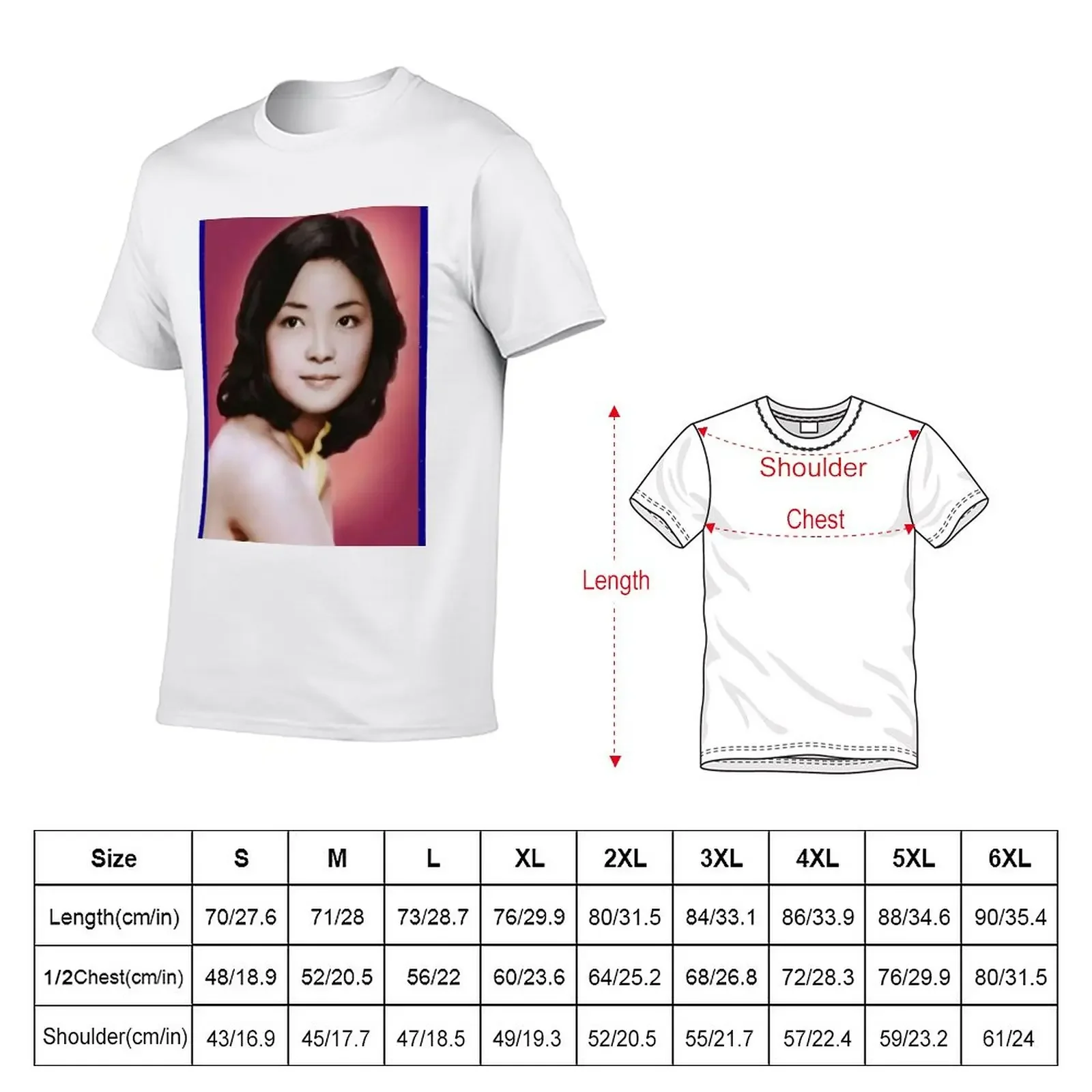 Teresa Teng T-Shirt new edition summer top customs design your own mens graphic t-shirts anime