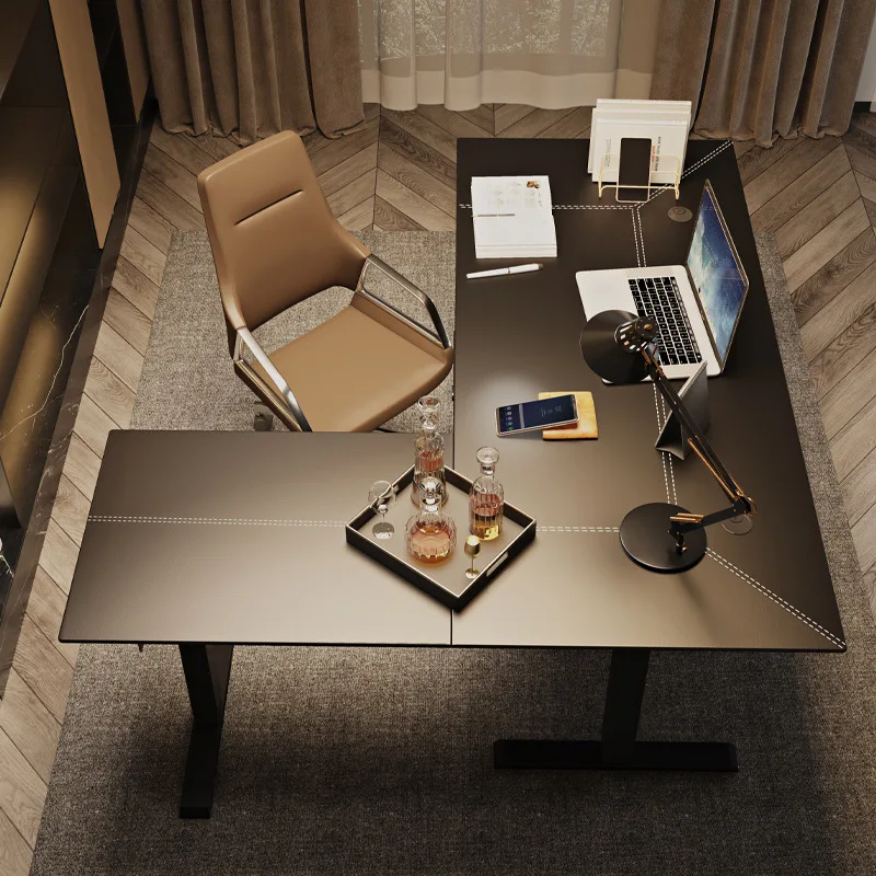 Electric lifting desk computer desktop desk home bedroom removable multi-function