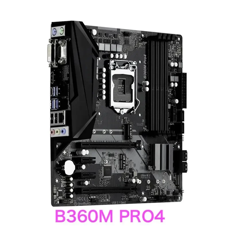 Suitable For Asrock B360M PRO4 Motherboard Support 8th Generation CPU LGA 1151 DDR4 Mainboard 100% Tested OK Fully Work