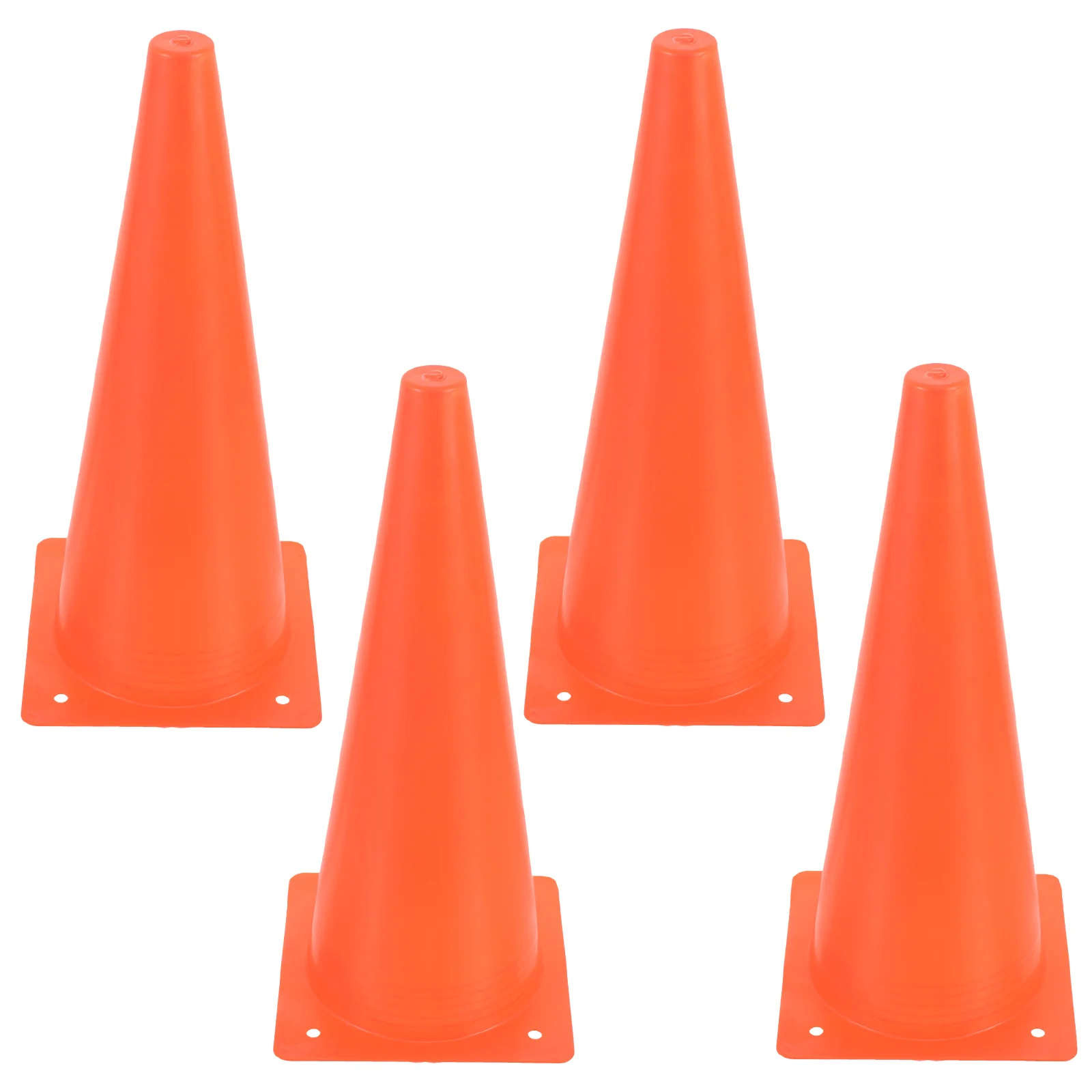 4 Pcs Safety Cone Traffic Football Training Cones for Soccer Driving Orange Parking Sports