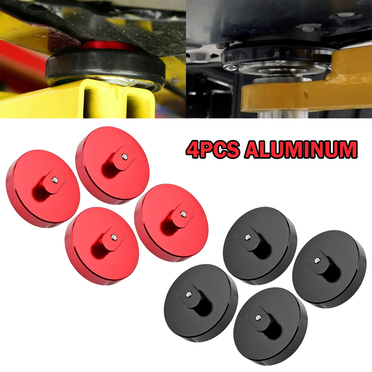 

Подъемные шайбы для подъема Алюминиевый адаптер для напольного домкрата для Corvette C5 C6 C7 C8 1997-2023 гг. | 964 993 996 997 944 911 Boxster Cayman