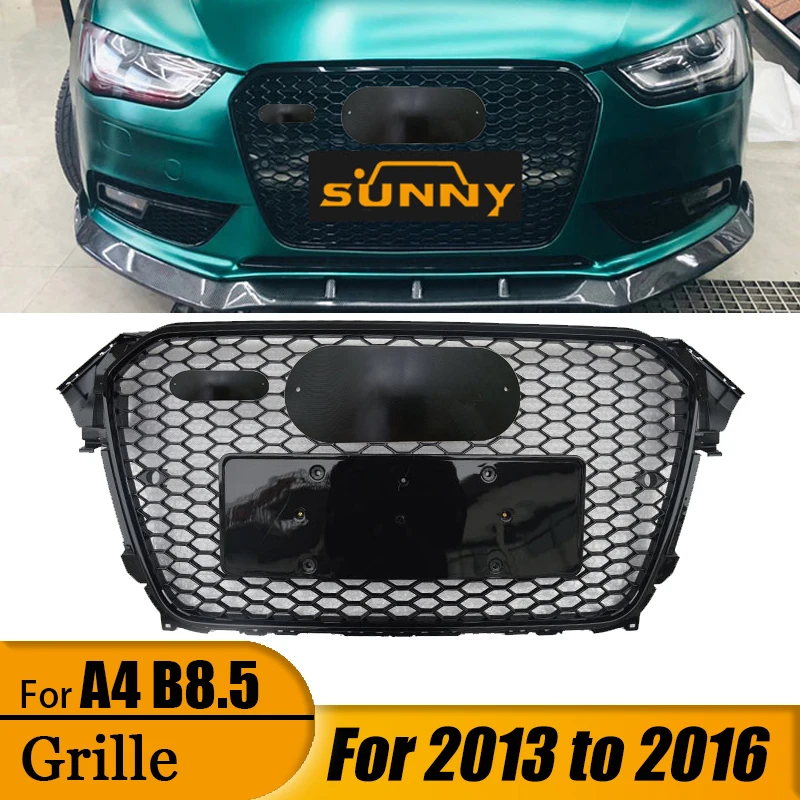 

Suitable for 13-16 Audi A4 B8.5 Modified RS4 Centre Mesh Upgrade RS4 Front Bar Grille B8PA Honeycomb Mesh