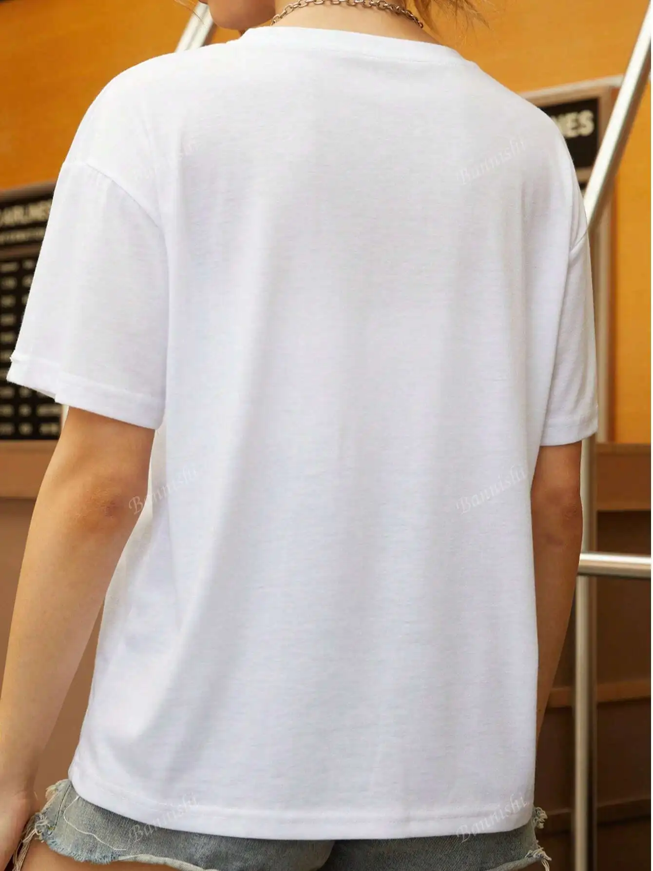 تي شيرت برسومات ملهمة بمقاس كبير مطبوع عليه إله دائمًا لروح أنيقة تضمين الموضة الروحية #2