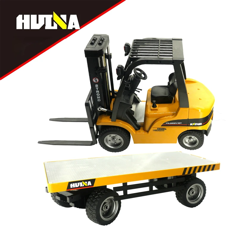 Huina 1/10 Rc Forklifts Simulation Of A Large Sound And Light Electric Remote Control Engineering Vehicle Model Children'S Toy