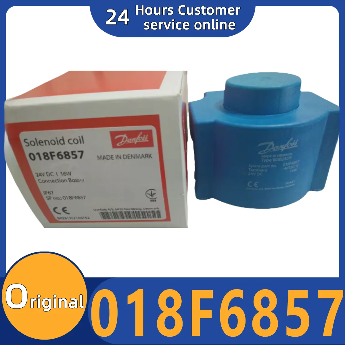 

Brand new original solenoid valve coil 018F6857 018F6811 018F6860 018F7351