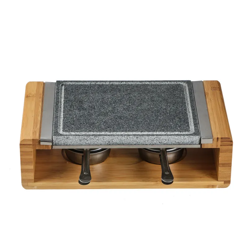 PYH slate roast thermal insulation rock roast volcanic stone  pan restaurant barbecue grill fried steak pan