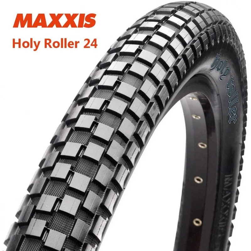 MAXXIS Holy Roller 24er Wire Bead Tire 24*2.4 BMX Bicycle Tire Street Chocolate Tread Climbing Tyres Ultralight Bike Tires PENU