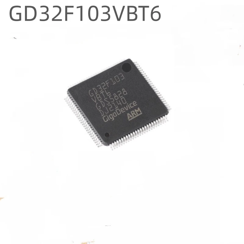 10PCS from GD Zhaoyi innovation GD32F103VBT6 QFP100 package MCU